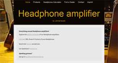 Desktop Screenshot of headphone-amplifier.com